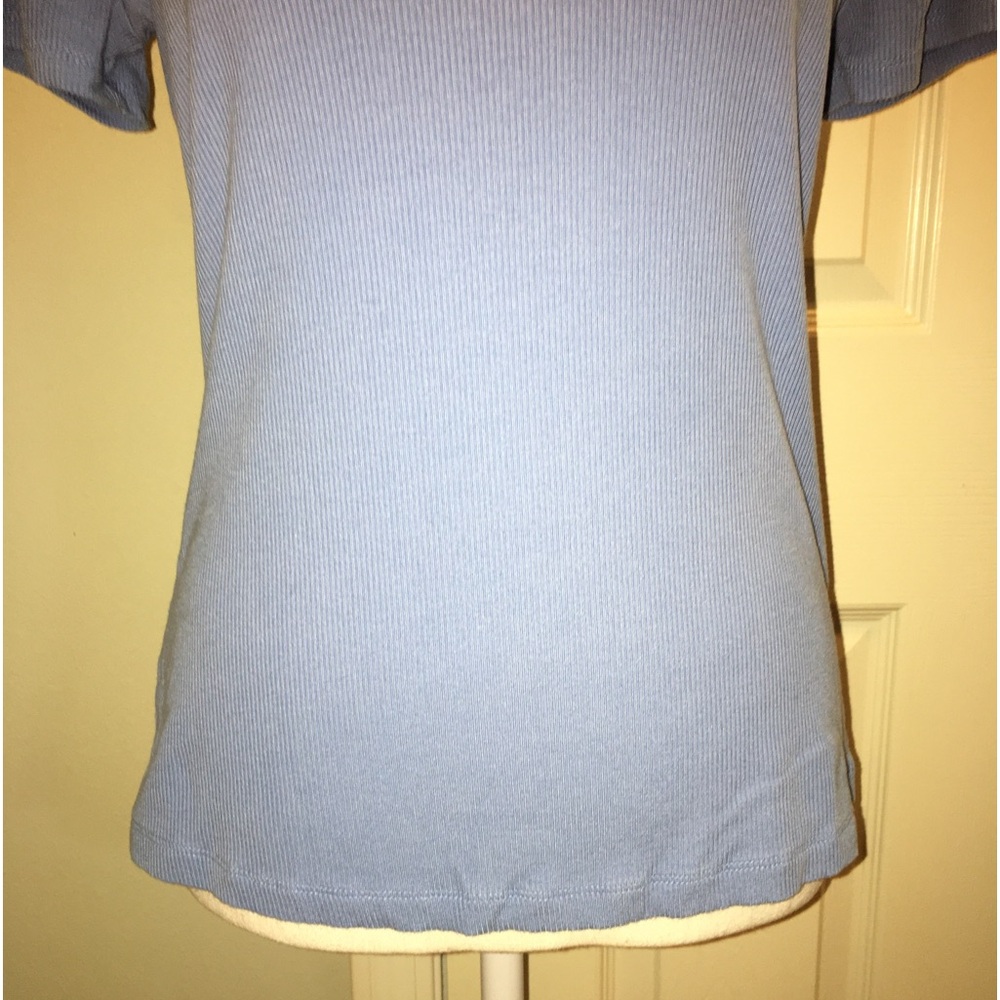 NINE WEST Ribbed Tee - Picture 3 of 9